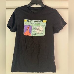 Unisex Nickelodeon Small Black T- Shirt